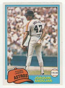 Joaquin Andujar - Houston Astros (MLB Baseball Card) 1981 O-Pee-Chee # 329 NM