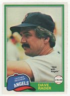 Dave Rader - California Angels (MLB Baseball Card) 1981 O-Pee-Chee # 359 NM