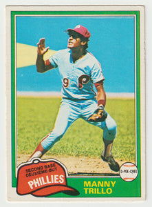 Manny Trillo - Philadelphia Phillies (MLB Baseball Card) 1981 O-Pee-Chee # 368 NM