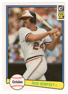 Rick Dempsey - Baltimore Orioles (MLB Baseball Card) 1982 Donruss # 77 Mint