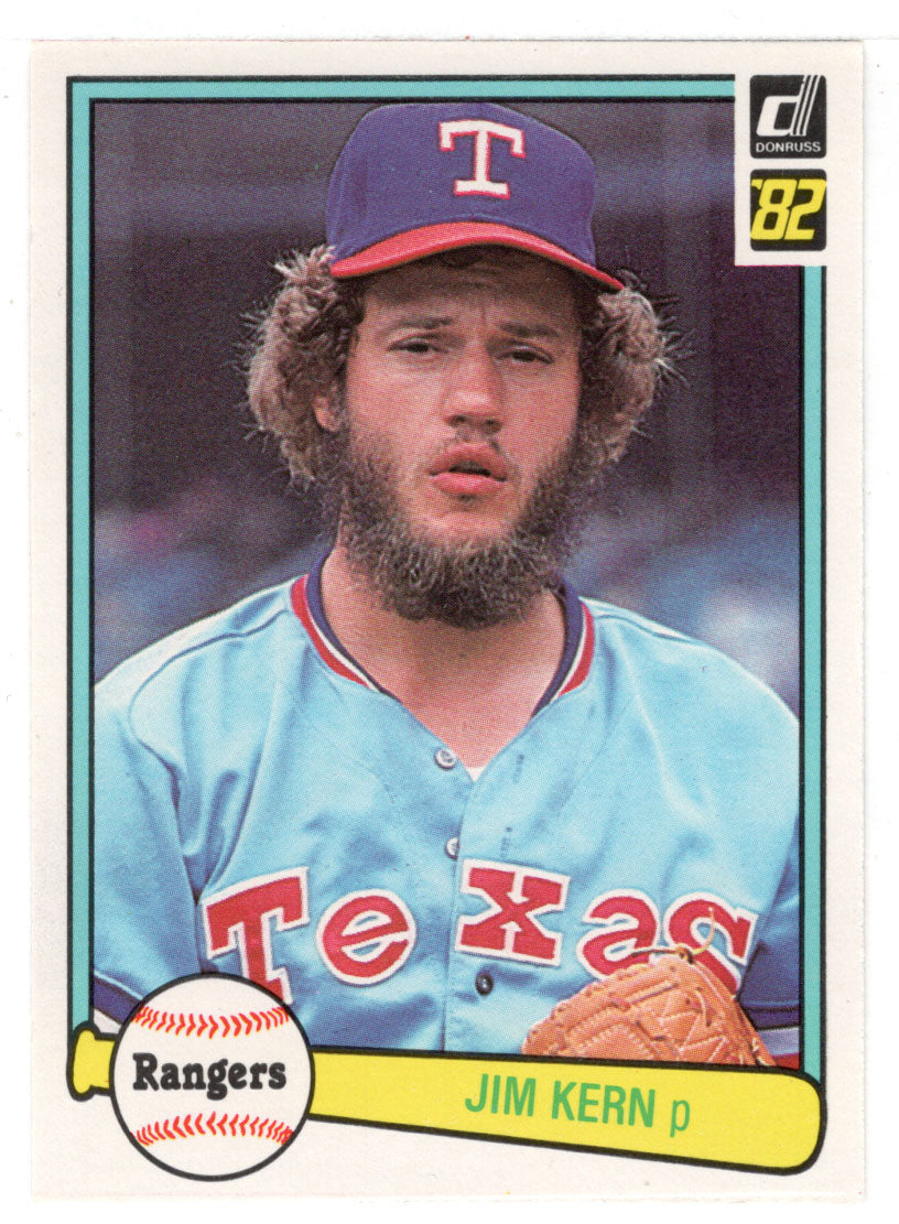 Jim Kern - Texas Rangers (MLB Baseball Card) 1982 Donruss # 89