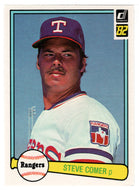 Steve Comer - Texas Rangers (MLB Baseball Card) 1982 Donruss # 341 Mint