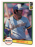 Don Money - Milwaukee Brewers (MLB Baseball Card) 1982 Donruss # 384 Mint