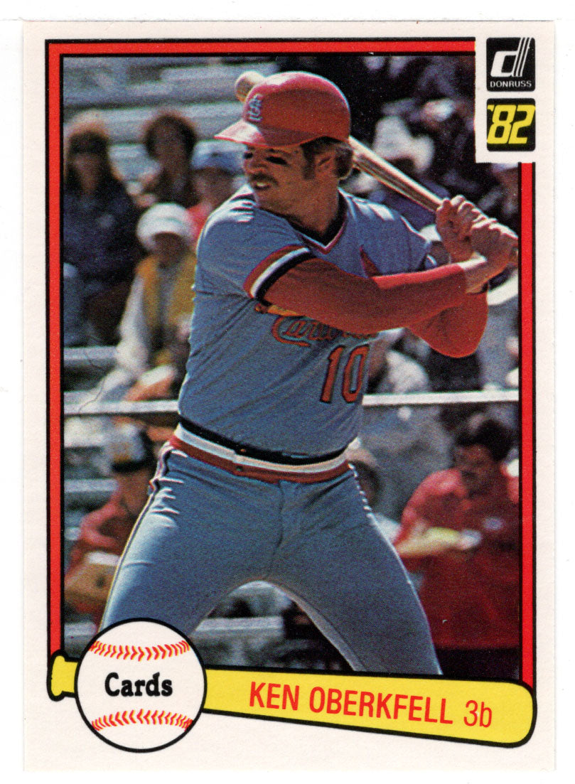 Ken Oberkfell - St. Louis Cardinals (MLB Baseball Card) 1982 Donruss # 404 Mint