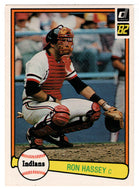 Ron Hassey - Cleveland Indians (MLB Baseball Card) 1982 Donruss # 463 Mint