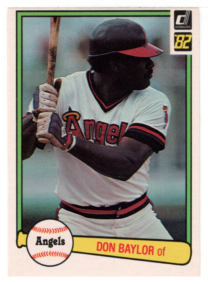 Don Baylor - California Angels (MLB Baseball Card) 1982 Donruss # 493 Mint