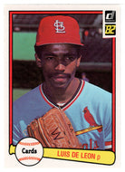 Luis DeLeon RC - St. Louis Cardinals (MLB Baseball Card) 1982 Donruss # 588 Mint