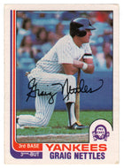 Graig Nettles - New York Yankees (MLB Baseball Card) 1982 O-Pee-Chee # 62 VG/NM