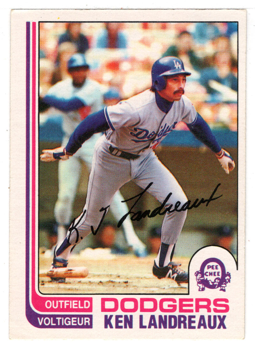Ken Landreaux - Los Angeles Dodgers (MLB Baseball Card) 1982 O-Pee-Chee # 114 VG/NM