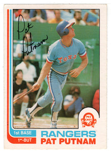 Pat Putnam - Texas Rangers (MLB Baseball Card) 1982 O-Pee-Chee # 139 VG/NM