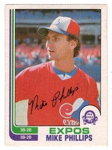 Mike Phillips - Montreal Expos (MLB Baseball Card) 1982 O-Pee-Chee # 263 VG/NM