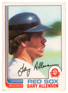 Gary Allenson - Boston Red Sox (MLB Baseball Card) 1982 O-Pee-Chee # 273 VG/NM
