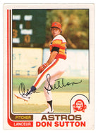 Don Sutton - Houston Astros (MLB Baseball Card) 1982 O-Pee-Chee # 305 VG/NM