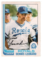 Dennis Leonard - Kansas City Royals (MLB Baseball Card) 1982 O-Pee-Chee # 369 VG/NM