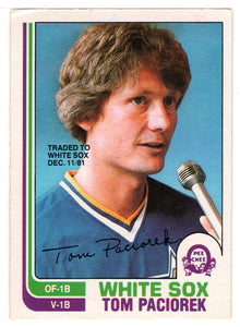 Tom Paciorek - Chicago White Sox (MLB Baseball Card) 1982 O-Pee-Chee # 371 VG/NM