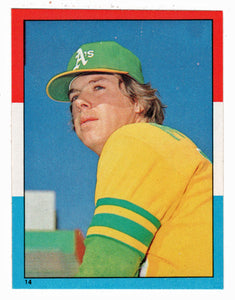 Steve McCatty - Oakland Athletics (MLB Baseball Card) 1982 Topps Stickers # 14 Mint