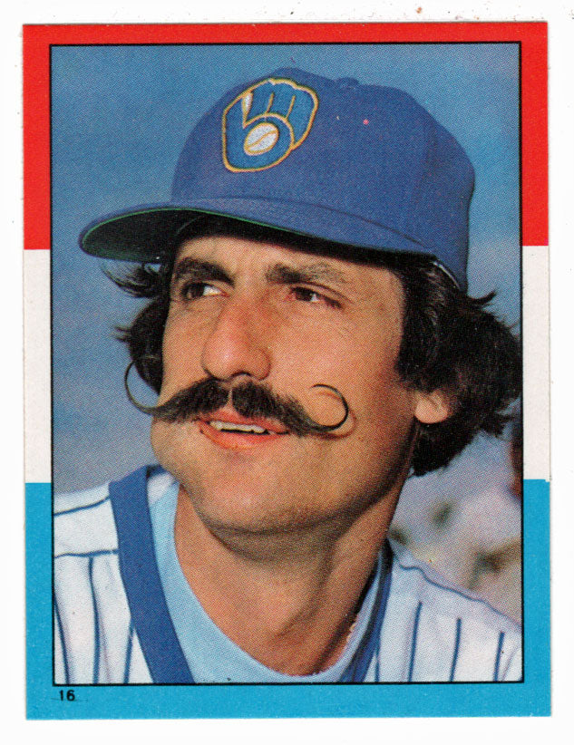 Rollie Fingers - Milwaukee Brewers (MLB Baseball Card) 1982 Topps Stickers # 16 Mint