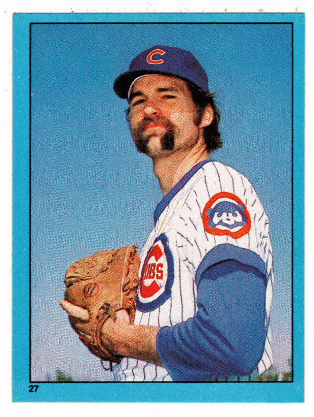 Dick Tidrow - Chicago Cubs (MLB Baseball Card) 1982 Topps Stickers # 27 Mint