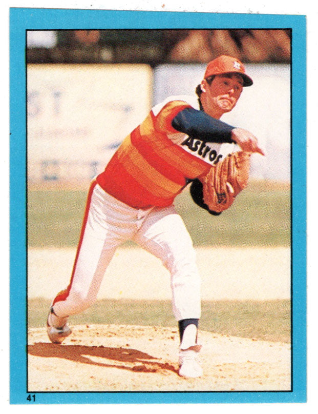 Nolan Ryan - Houston Astros (MLB Baseball Card) 1982 Topps Stickers # 41 Mint