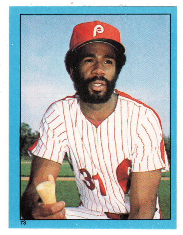 Garry Maddox - Philadelphia Phillies (MLB Baseball Card) 1982 Topps Stickers # 73 Mint