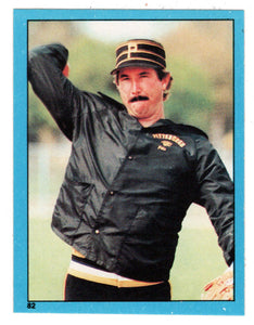 Rick Rhoden - Pittsburgh Pirates (MLB Baseball Card) 1982 Topps Stickers # 82 Mint