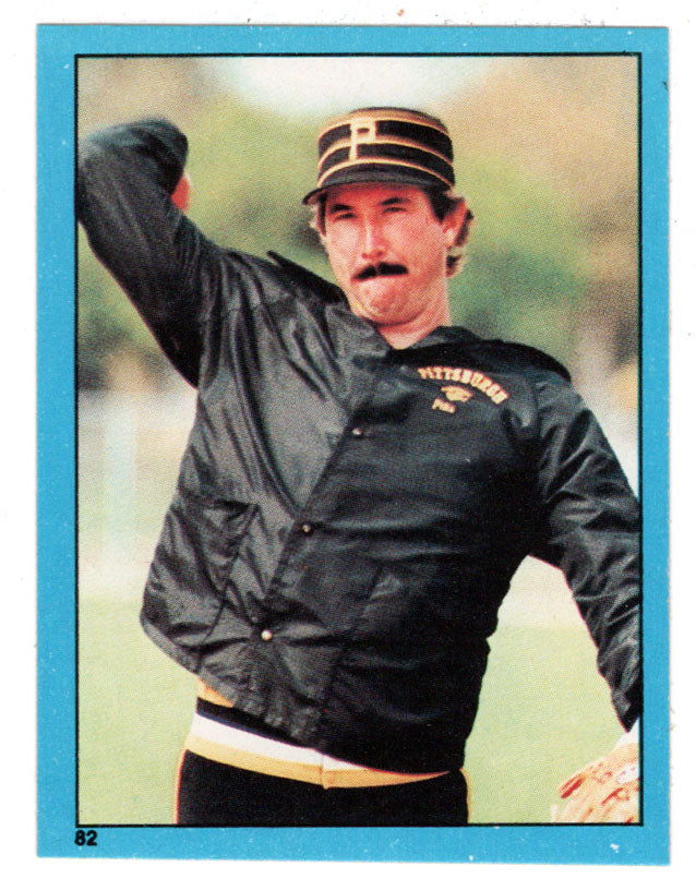 Rick Rhoden - Pittsburgh Pirates (MLB Baseball Card) 1982 Topps Stickers # 82 Mint
