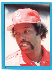 George Hendrick - St. Louis Cardinals (MLB Baseball Card) 1982 Topps Stickers # 91 Mint