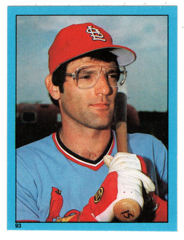 Darrell Porter - St. Louis Cardinals (MLB Baseball Card) 1982 Topps Stickers # 93 Mint