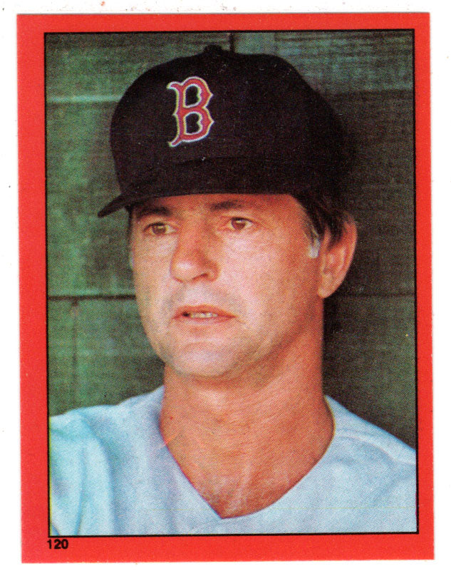 Carl Yastrzemski - Boston Red Sox (MLB Baseball Card) 1982 Topps Stickers # 120 Mint