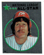 Mike Schmidt - Philadelphia Phillies - Silver Foil (MLB Baseball Card) 1982 Topps Stickers # 123 Mint