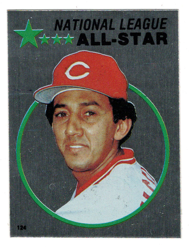 Dave Concepcion - Cincinnati Reds - Silver Foil (MLB Baseball Card) 1982 Topps Stickers # 124 Mint