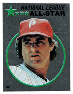 Steve Carlton - Philadelphia Phillies - Silver Foil (MLB Baseball Card) 1982 Topps Stickers # 129 Mint