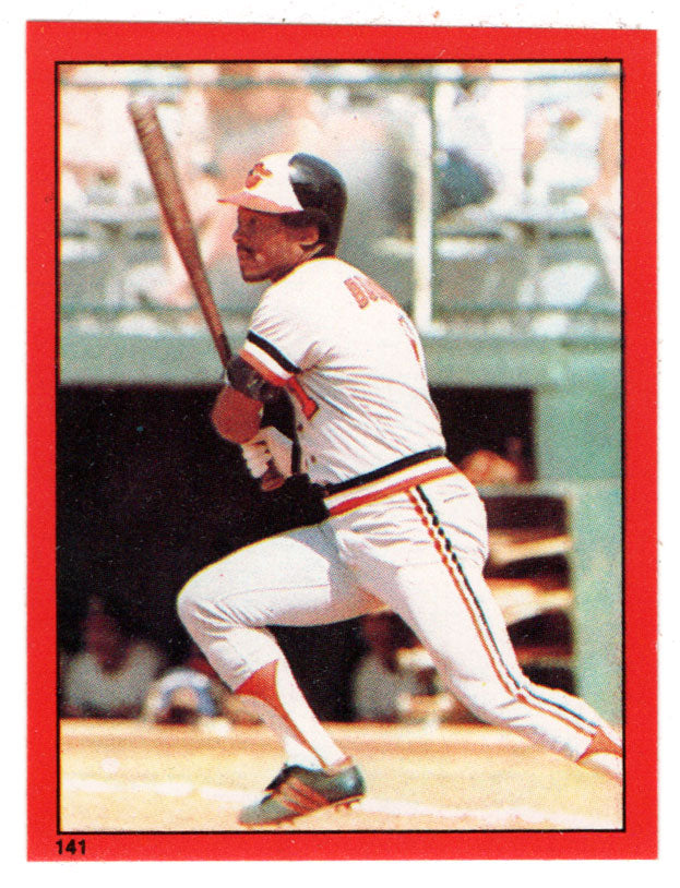 Al Bumbry - Baltimore Orioles (MLB Baseball Card) 1982 Topps Stickers # 141 Mint