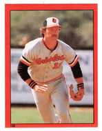 Doug DeCinces - Baltimore Orioles (MLB Baseball Card) 1982 Topps Stickers # 142 Mint