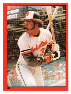Eddie Murray - Baltimore Orioles (MLB Baseball Card) 1982 Topps Stickers # 145 Mint