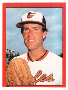 Jim Palmer - Baltimore Orioles (MLB Baseball Card) 1982 Topps Stickers # 146 Mint