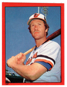 Rich Dauer - Baltimore Orioles (MLB Baseball Card) 1982 Topps Stickers # 147 Mint