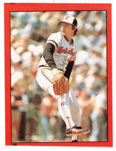 Mike Flanagan - Baltimore Orioles (MLB Baseball Card) 1982 Topps Stickers # 148 Mint