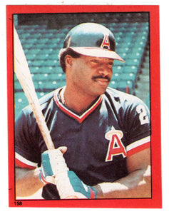 Don Baylor - California Angels (MLB Baseball Card) 1982 Topps Stickers # 158 Mint