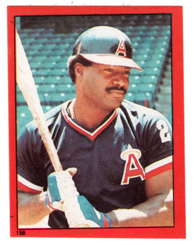 Don Baylor - California Angels (MLB Baseball Card) 1982 Topps Stickers # 158 Mint