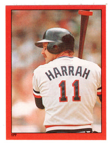 Toby Harrah - Cleveland Indians (MLB Baseball Card) 1982 Topps Stickers # 177 Mint