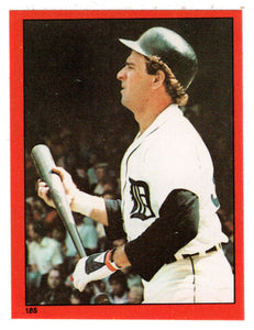 Steve Kemp - Detroit Tigers (MLB Baseball Card) 1982 Topps Stickers # 185 Mint