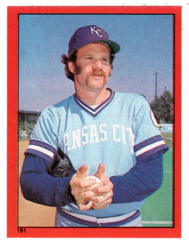 Dennis Leonard - Kansas City Royals (MLB Baseball Card) 1982 Topps Stickers # 191 Mint