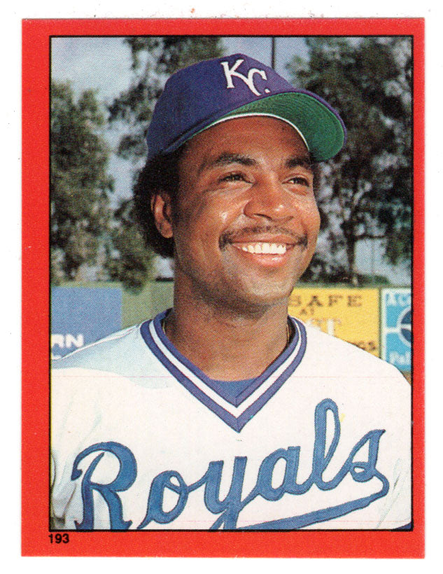 Frank White - Kansas City Royals (MLB Baseball Card) 1982 Topps Stickers # 193 Mint