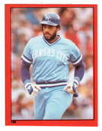 Willie Aikens - Kansas City Royals (MLB Baseball Card) 1982 Topps Stickers # 196 Mint