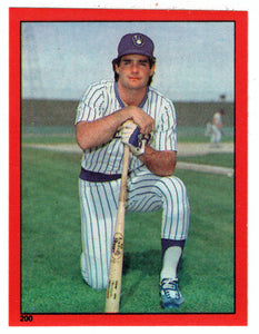 Paul Molitor - Milwaukee Brewers (MLB Baseball Card) 1982 Topps Stickers # 200 Mint