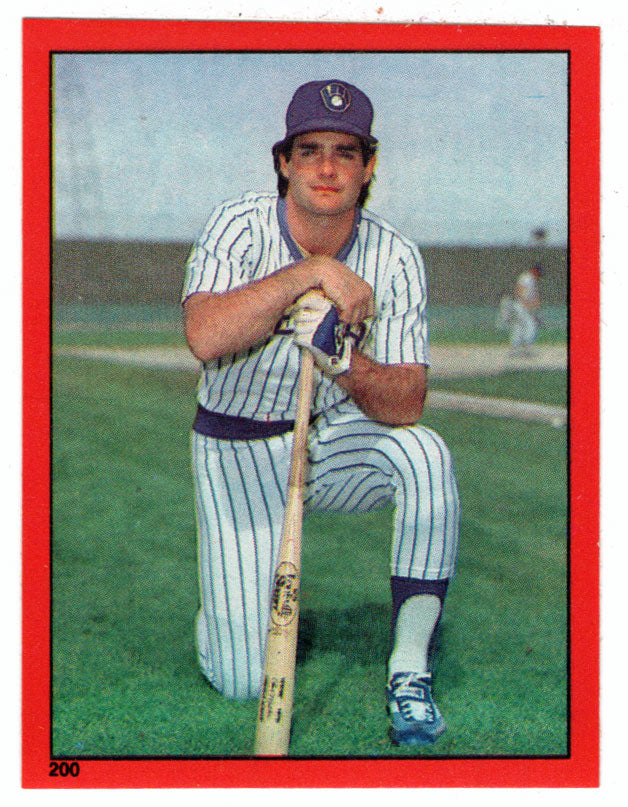 Paul Molitor - Milwaukee Brewers (MLB Baseball Card) 1982 Topps Stickers # 200 Mint