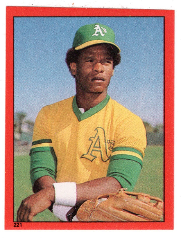 Rickey Henderson - Oakland Athletics (MLB Baseball Card) 1982 Topps Stickers # 221  Mint
