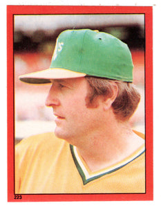 Jim Spencer - Oakland Athletics (MLB Baseball Card) 1982 Topps Stickers # 223  Mint