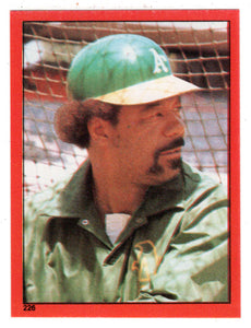 Cliff Johnson - Oakland Athletics (MLB Baseball Card) 1982 Topps Stickers # 226  Mint